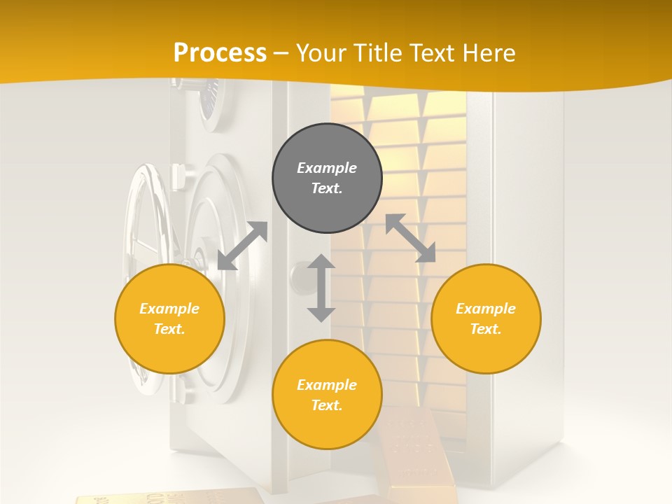 Lock Finance Vault PowerPoint Template
