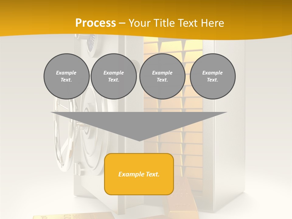 Lock Finance Vault PowerPoint Template