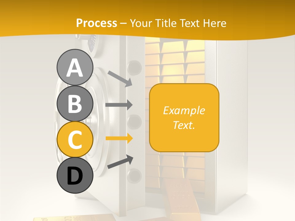 Lock Finance Vault PowerPoint Template