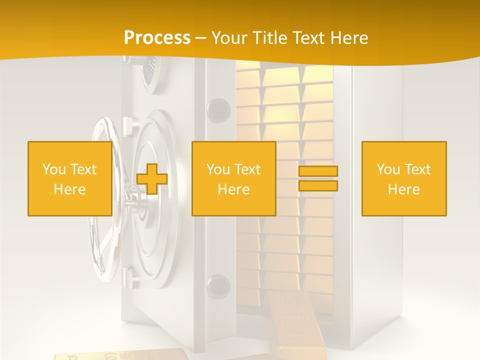 Lock Finance Vault PowerPoint Template