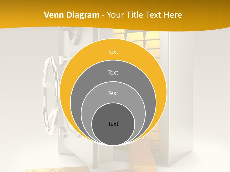 Lock Finance Vault PowerPoint Template