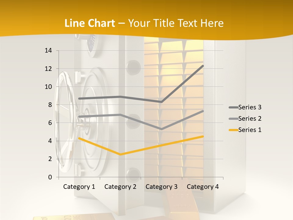 Lock Finance Vault PowerPoint Template