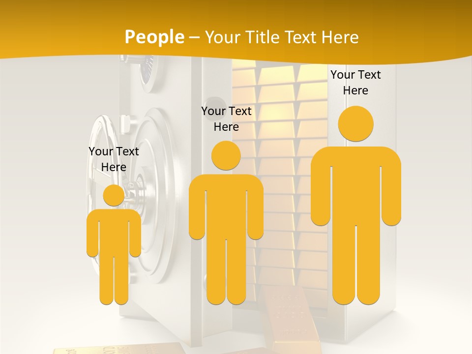 Lock Finance Vault PowerPoint Template