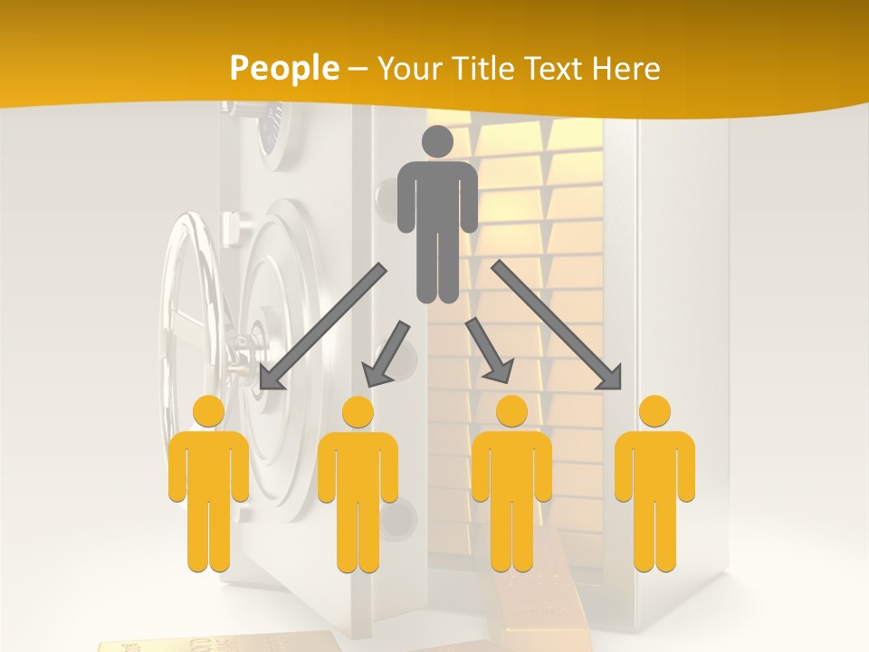 Lock Finance Vault PowerPoint Template