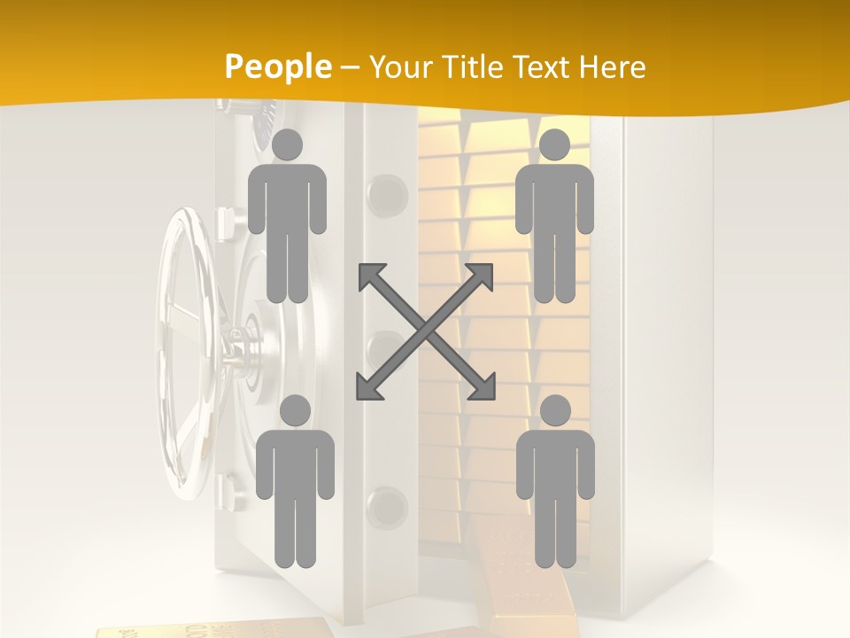 Lock Finance Vault PowerPoint Template