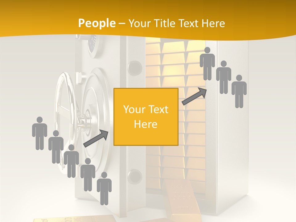Lock Finance Vault PowerPoint Template