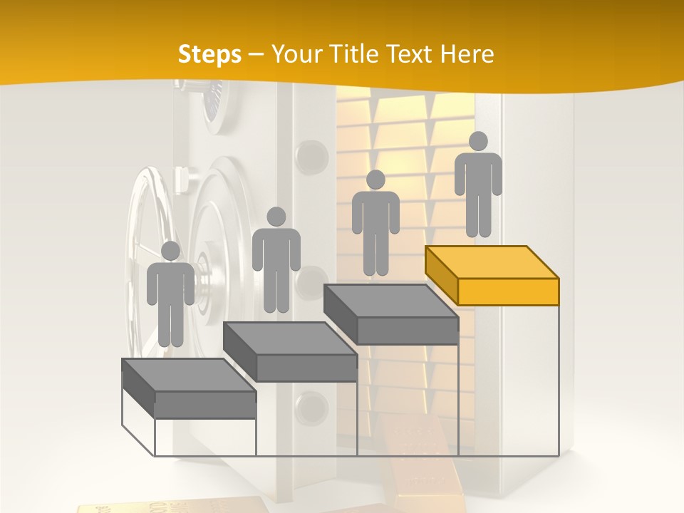 Lock Finance Vault PowerPoint Template