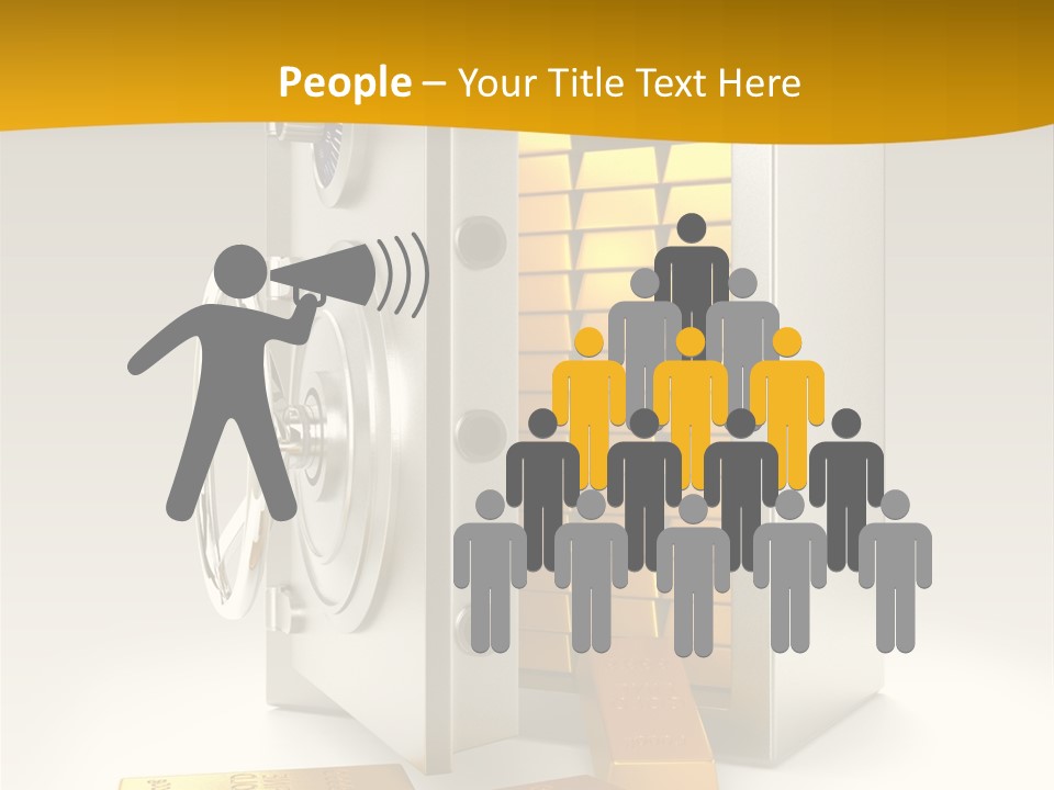 Lock Finance Vault PowerPoint Template