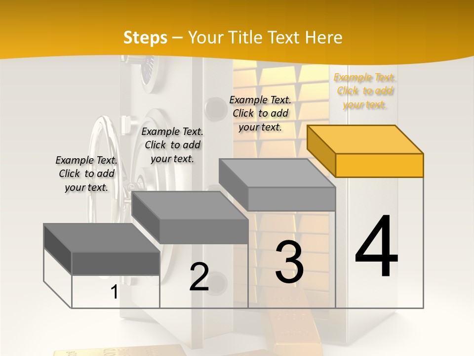 Lock Finance Vault PowerPoint Template