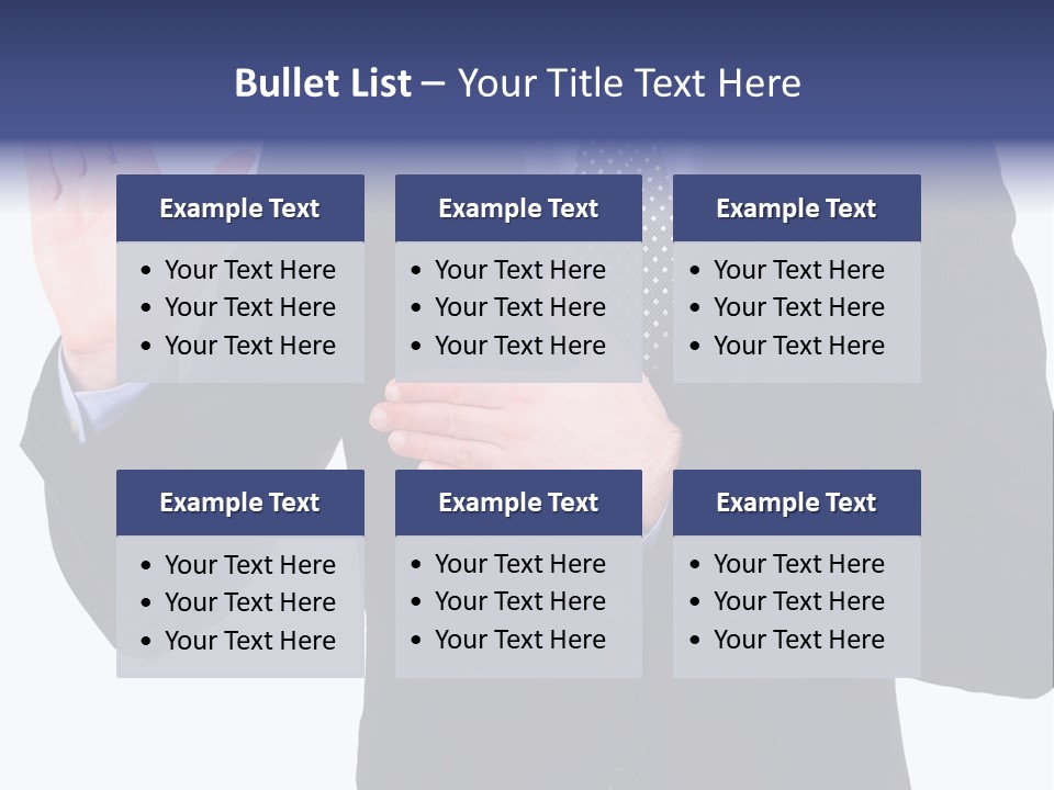 Swear Allegiance Assertive PowerPoint Template