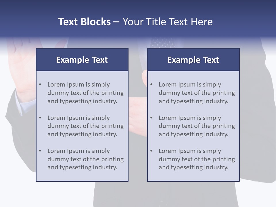 Swear Allegiance Assertive PowerPoint Template