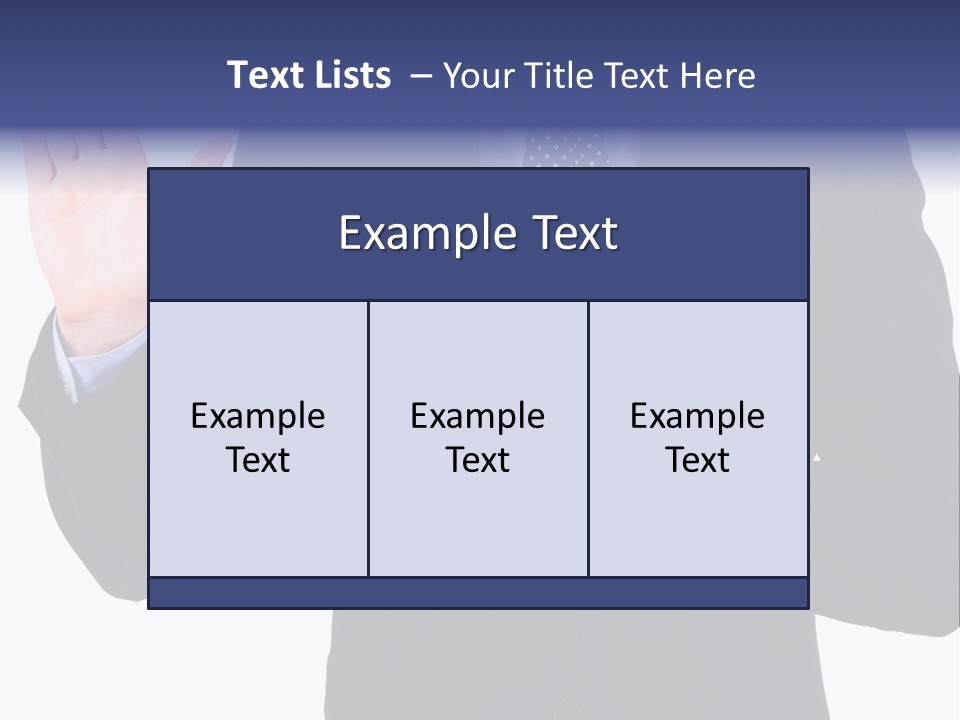 Swear Allegiance Assertive PowerPoint Template