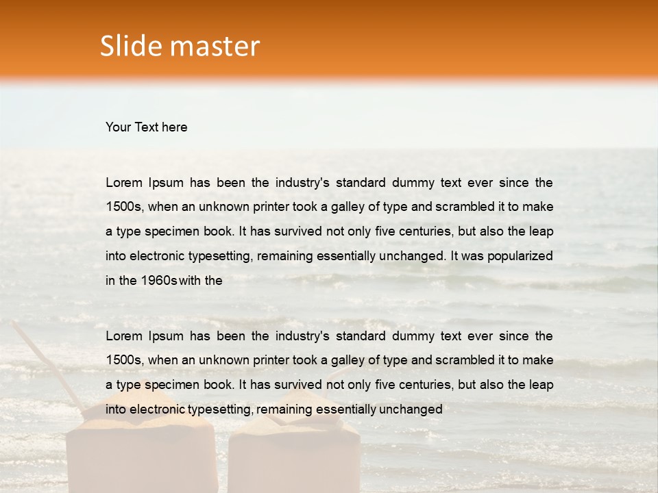 River Object Oasis PowerPoint Template