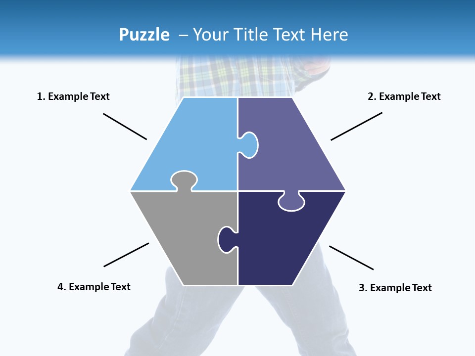 Alone Confident Smiling PowerPoint Template