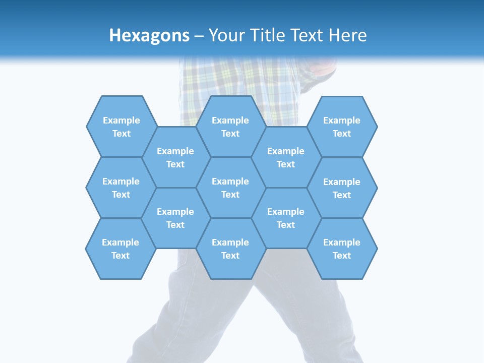 Alone Confident Smiling PowerPoint Template