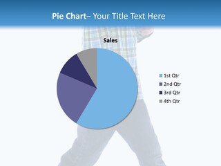 Alone Confident Smiling PowerPoint Template