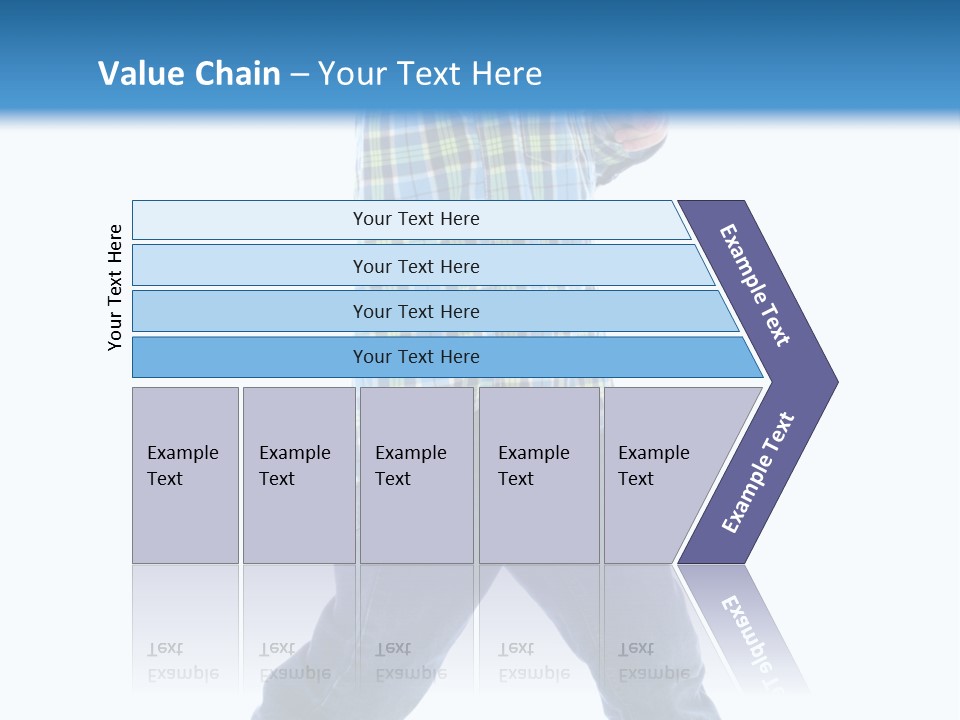 Alone Confident Smiling PowerPoint Template