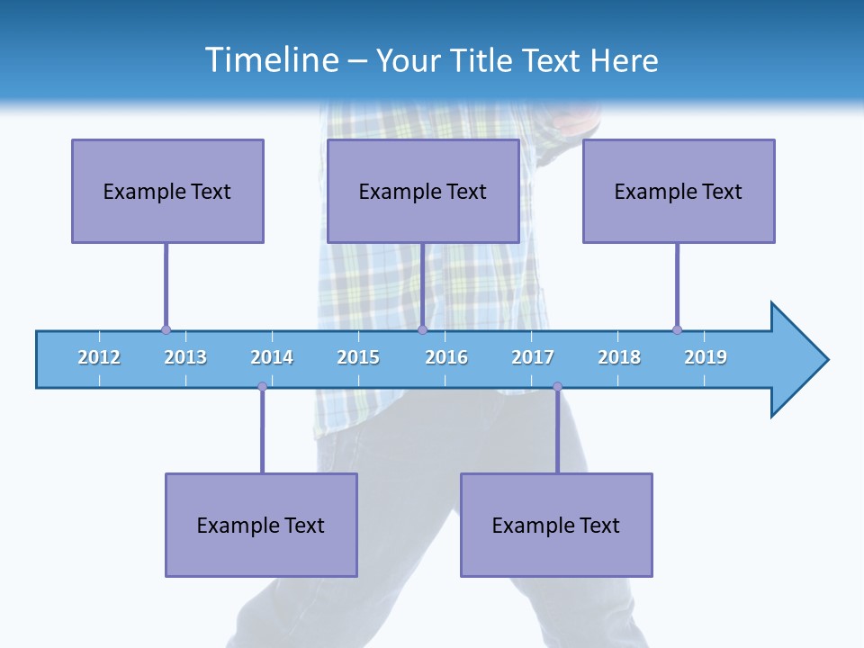 Alone Confident Smiling PowerPoint Template