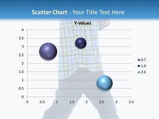 Alone Confident Smiling PowerPoint Template