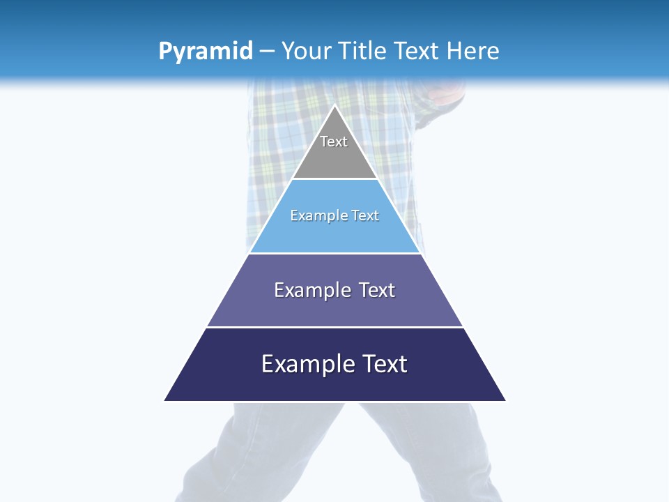 Alone Confident Smiling PowerPoint Template