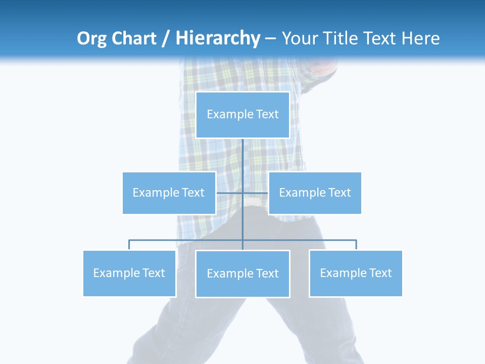 Alone Confident Smiling PowerPoint Template