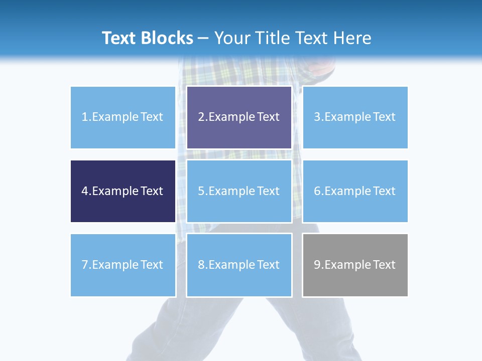 Alone Confident Smiling PowerPoint Template