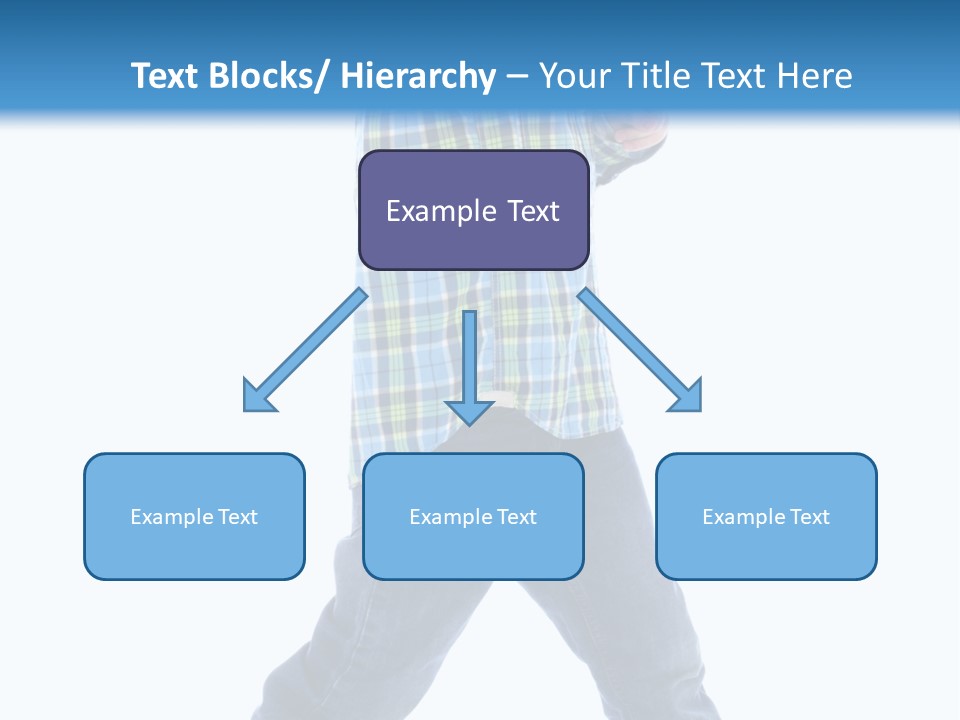 Alone Confident Smiling PowerPoint Template