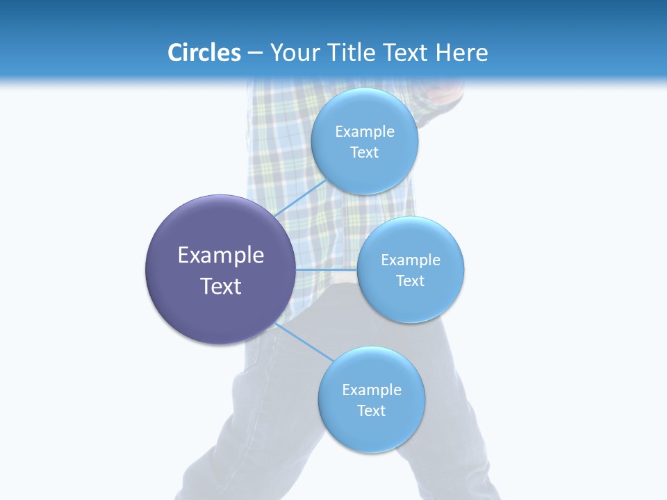 Alone Confident Smiling PowerPoint Template