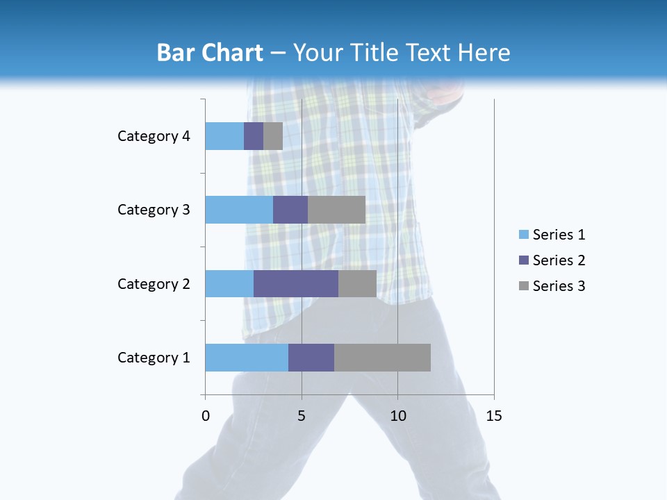 Alone Confident Smiling PowerPoint Template