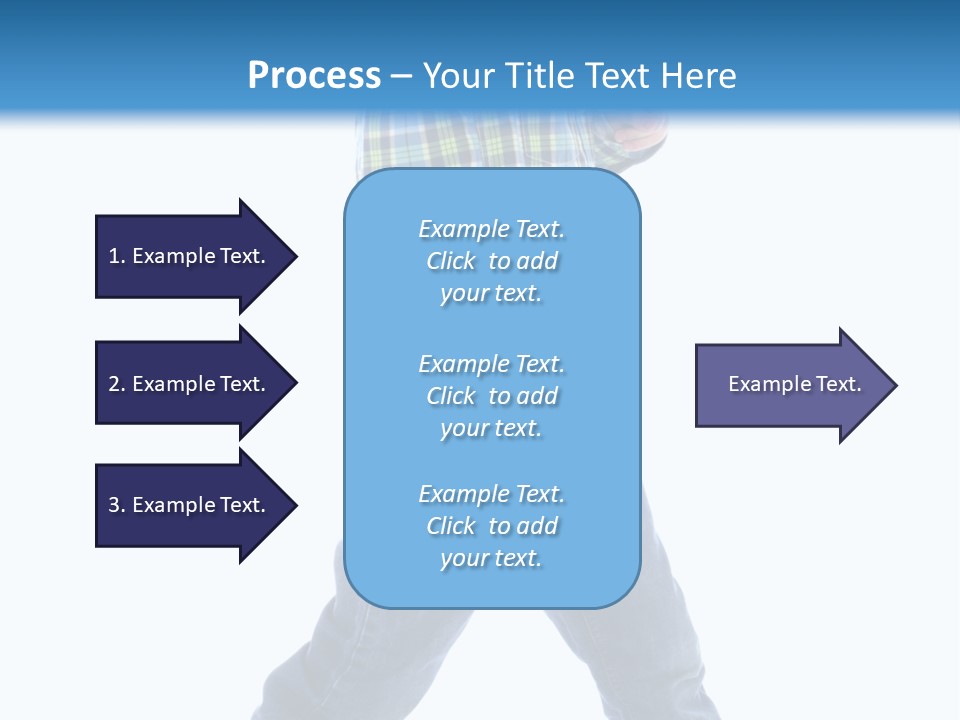 Alone Confident Smiling PowerPoint Template