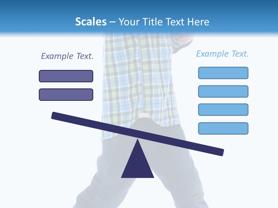 Alone Confident Smiling PowerPoint Template