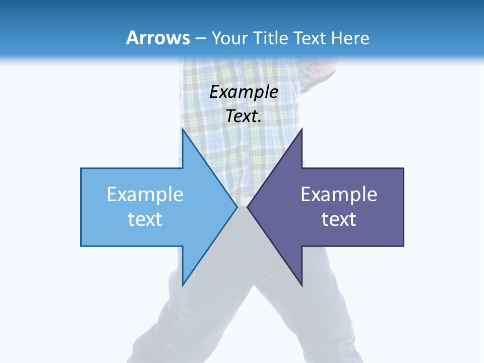 Alone Confident Smiling PowerPoint Template
