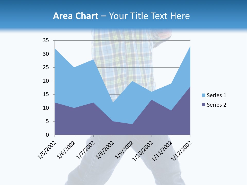 Alone Confident Smiling PowerPoint Template