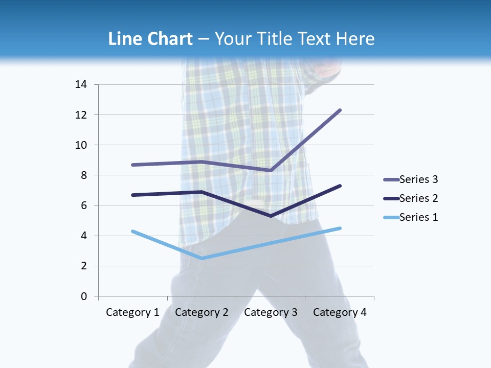 Alone Confident Smiling PowerPoint Template