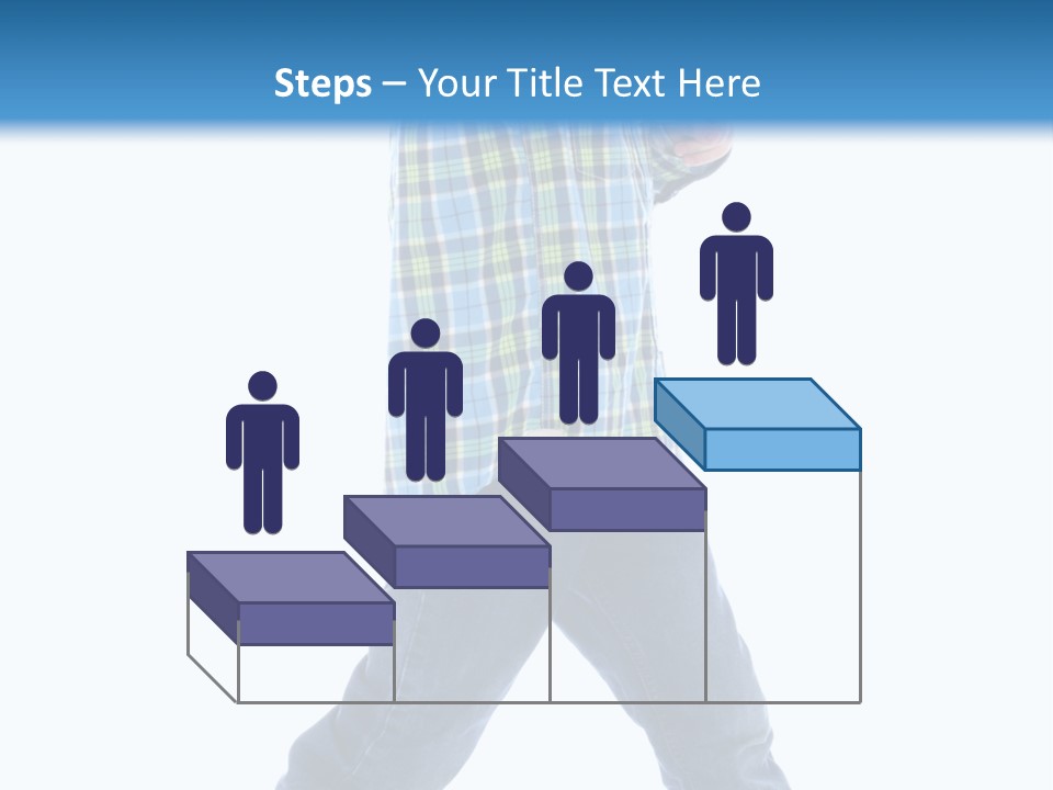 Alone Confident Smiling PowerPoint Template