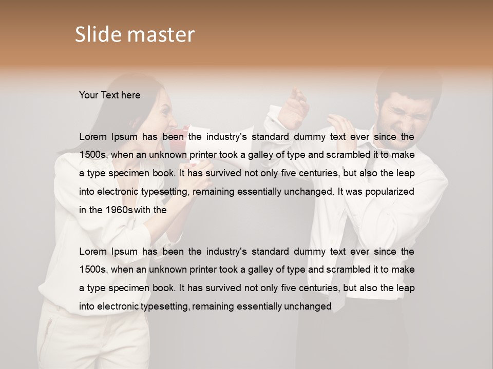 Clerk  Competitive PowerPoint Template