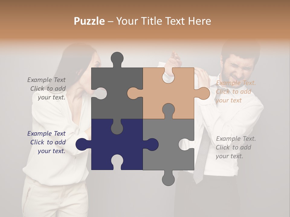 Clerk  Competitive PowerPoint Template
