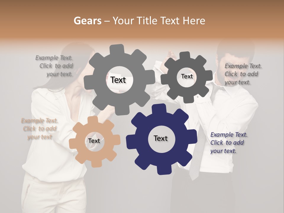 Clerk  Competitive PowerPoint Template
