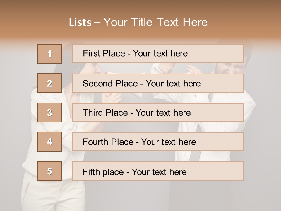 Clerk  Competitive PowerPoint Template