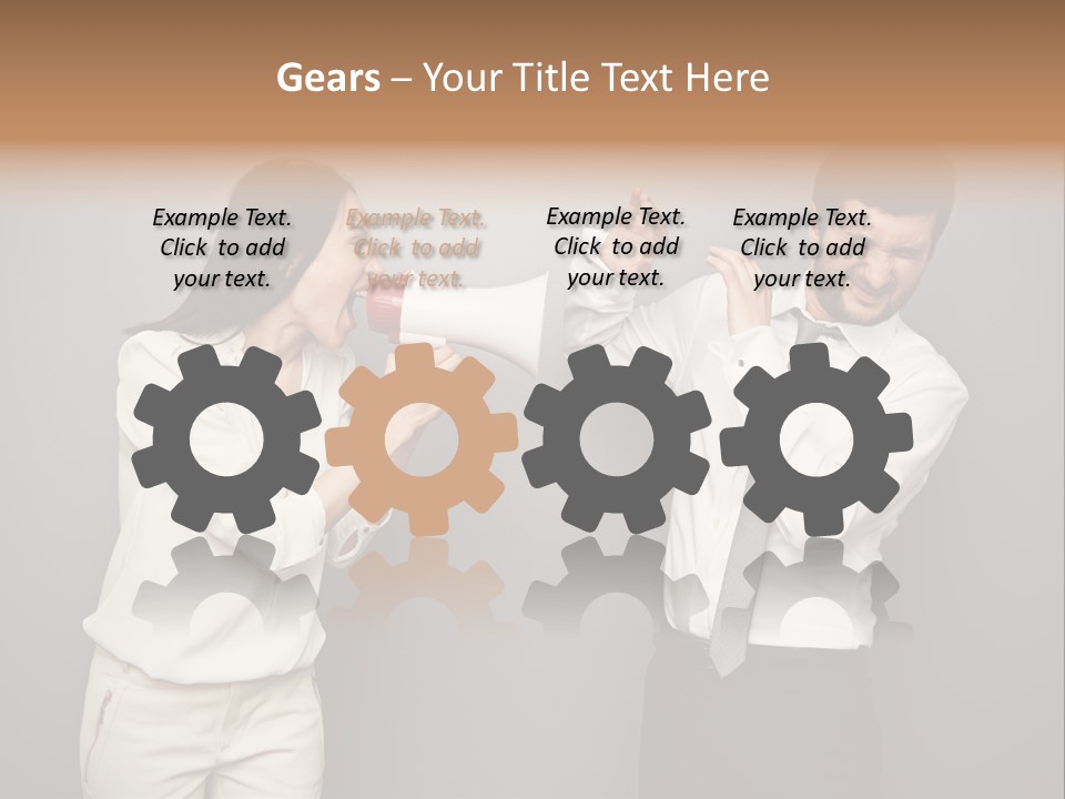 Clerk  Competitive PowerPoint Template