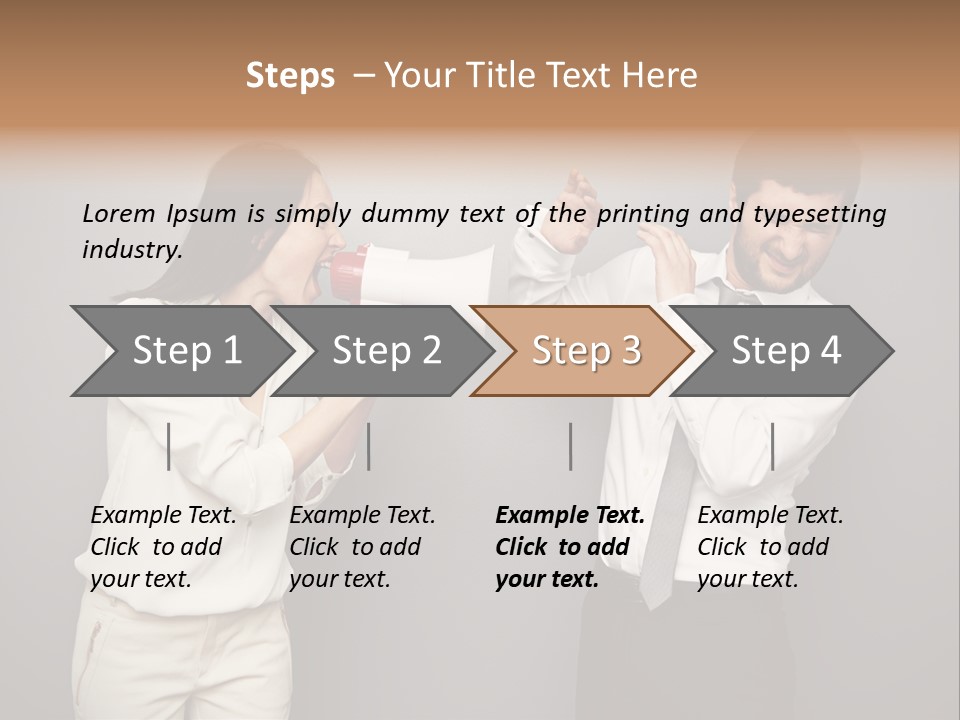 Clerk  Competitive PowerPoint Template