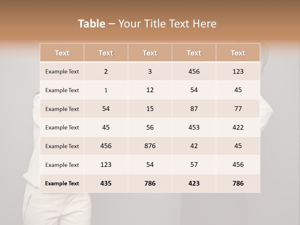 Clerk  Competitive PowerPoint Template