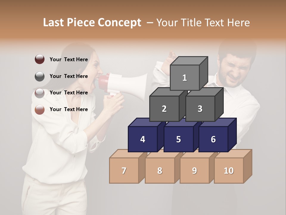 Clerk  Competitive PowerPoint Template