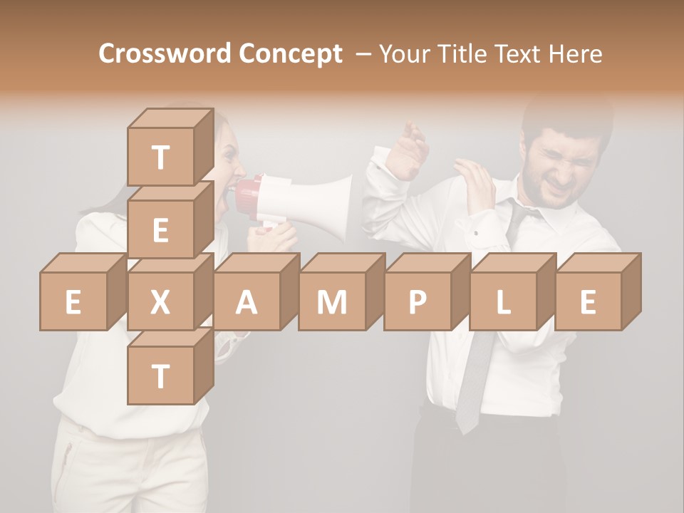 Clerk  Competitive PowerPoint Template