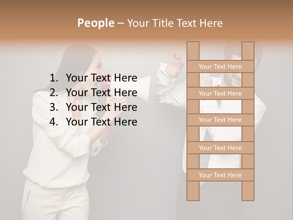 Clerk  Competitive PowerPoint Template