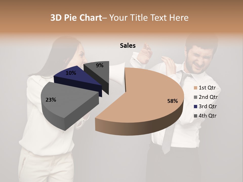 Clerk  Competitive PowerPoint Template