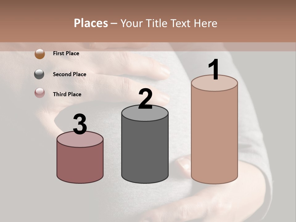 Breast Human Tummy PowerPoint Template