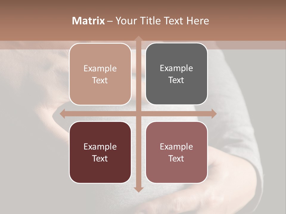 Breast Human Tummy PowerPoint Template