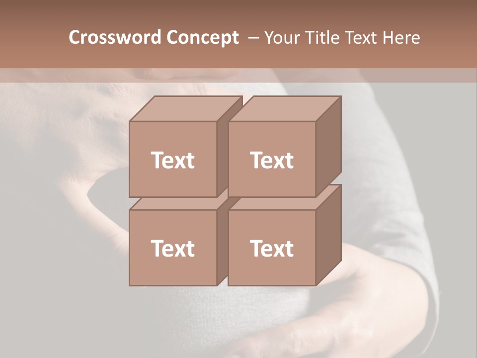 Breast Human Tummy PowerPoint Template