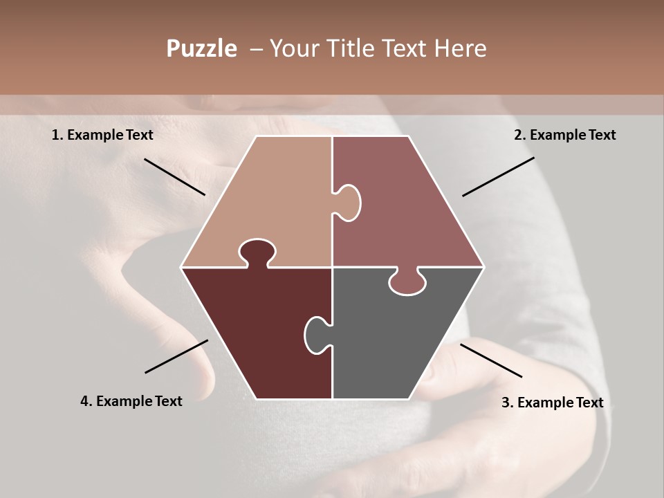 Breast Human Tummy PowerPoint Template